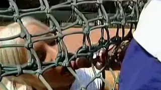 Amateur Couple Plays Anal Tennis Outdoors