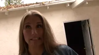 Curvy BBW Takes Interracial Blowjob Deep