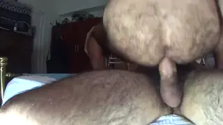 Hairy Amateur Pair Fuck Raw in Intense Bareback Session