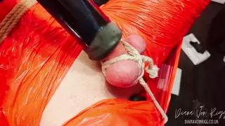 Dominant Woman Milks Her Bound Sub with a Remote Toy