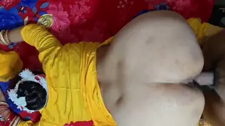 Indian Couple Explores Anal Intimacy in Bedroom