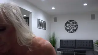 Blonde MILF Swallows Entire Load in POV Oral Session