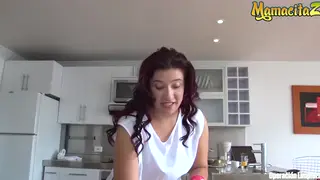Curvy Latina Maid Rough-Fucked in Uniform by Client