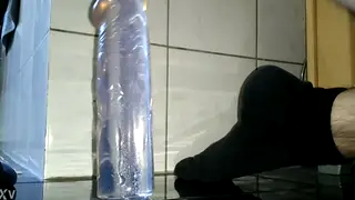 Solo Player Stretches Deep with Thick Toy