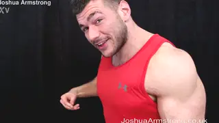 Muscular Hunk Flexes and Shows Off Sculpted Physique