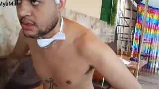 Blonde Latina MILF Devours Cock at Carnival Street Party