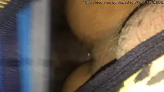 Crossdresser in Lingerie Enjoys a Cinema Encounter