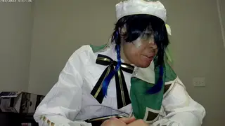 Asian Cosplayer Performs Solo in Character Costume
