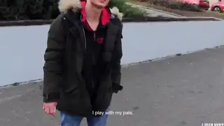 Muscular Jock Gets Spanked and Rimmed Outdoors