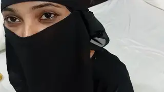 Hijab-Clad Arab MILF Squirts Hard During Intense Fuck