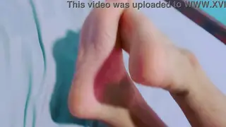 Guy Gets Skilled Footjob From Foot Fetish Partner
