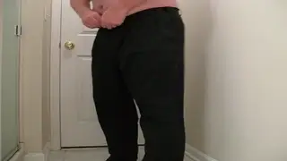 Chubby Daddy Unwinds With a Slow Solo Session