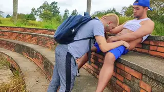 Teen Couple Trades Blowjobs Before Cumshot on Webcam