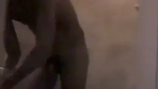 Norwegian Twink Strokes Hard Boner in Steamy Shower