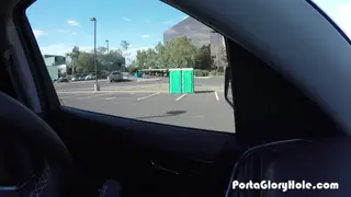 Latina BBW Deepthroats Strangers at Outdoor Gloryhole