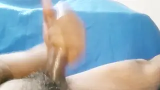 Indian Daddy Listens to Erotic Tale and Jerks Off