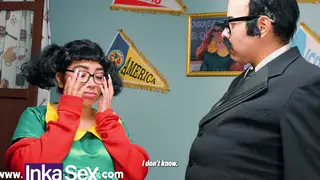 Busty Latina Landlord Collects Rent With Anal Creampie in Stockings