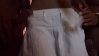 Voluptuous European Takes Two Cocks in Stockings