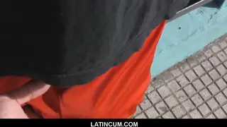 Tattooed Latino Jock Takes Bareback POV Pounding