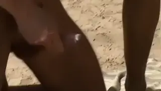 Amateur Group Enjoys Outdoor Orgy on Sandy Beach