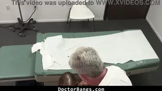 Latina Nurse and Doctor Threesome With Doggystyle in Clinic