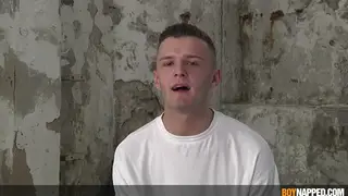 Bound Twink Endures Spanking and Deep Oral from Dominant Daddy