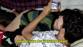 Curvy Latina Sucks Dick During a Gaming Match