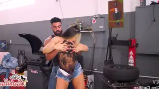 Curvy Brunette MILF in Lingerie Takes Anal from a Muscular Stud