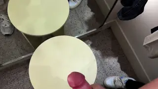 Curvy European MILF Gives POV Blowjob in a Fitting Room