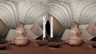 Blonde European Hottie Rides Hard in POV Anal VR