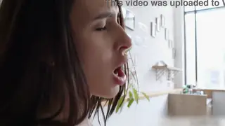 Petite Latina Takes Muscular Latino Deep