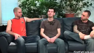 Newcomer Explores First Gay Encounter with Eager Blowjob