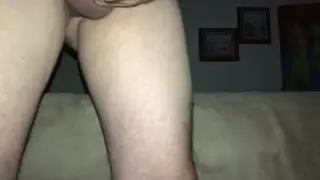 Solo Guy Rides Dildo in Anal Toy Session
