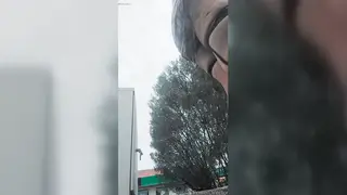 Curvy Latina BBW Pisses in Her Car Then Gets Eaten Out