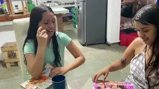 Voluptuous Latina Delivers Interracial Blowjob and Cumshot