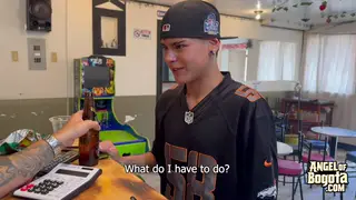 Older Latino Dominates Twink in POV Bareback Session