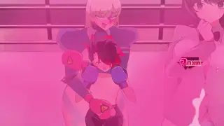 Busty Femdom Controls Submissive Guy With Slow Handjob