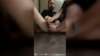 Hairy Bear Works His Hole and Shoots a Thick Load