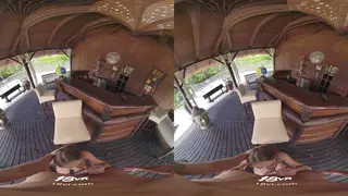 Petite Blonde Teen Rides Deep in VR Experience