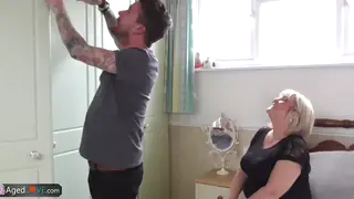 Mature Compilation Blends Oral and Handjob Finishes