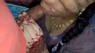 Indian Bride Cheats at Wedding with Outdoor Creampie