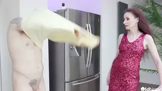 Petite Teen Nanny Bent Over Desk by Mature Teacher