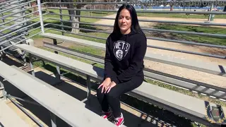 BBW MILF Takes BBC Outdoors in Forest