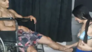 Latina Teen Helps Stepbrother in Wheelchair Explore Intimacy