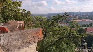 Blonde Tourist Enjoys First Anal Creampie on Prague Holiday