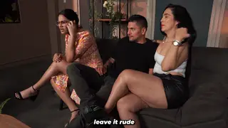 Latina MILF Seduces Friend's Boyfriend in Living Room