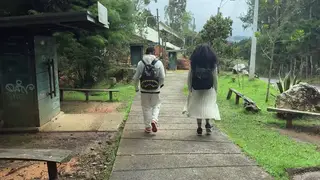 Voluptuous Latina Rides BBC Inside Moving Cable Car