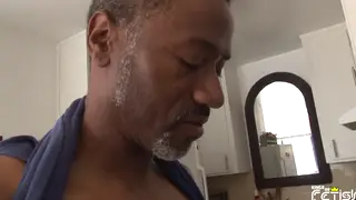 Ebony Stud Claims White Friend After Deep Rimming