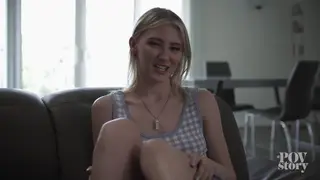 Blonde MILF Shares Teen in POV Threesome