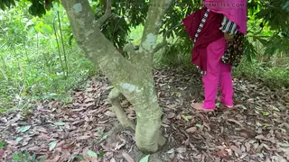 Curvy Indian MILF Cheats with Neighbor in Forest